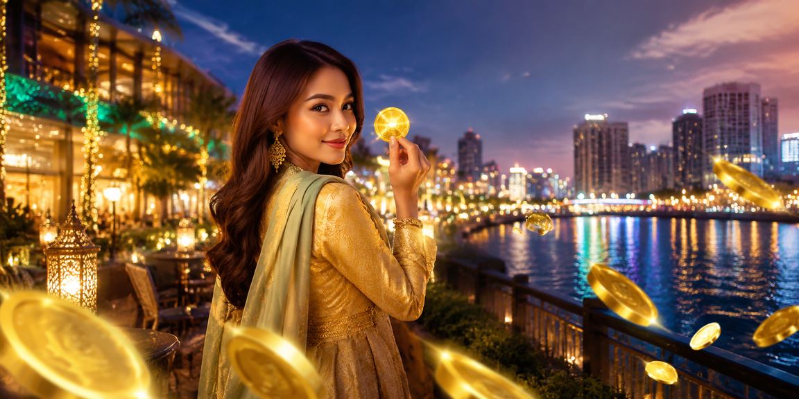 Suasana kasino hiburan Hari Raya di Johor Bahru dengan permainan Roulette langsung 501